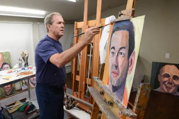 George W Bush Painting