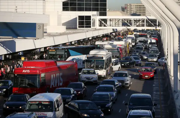 Protestors Rally Against Muslim Immigration Ban At LAX