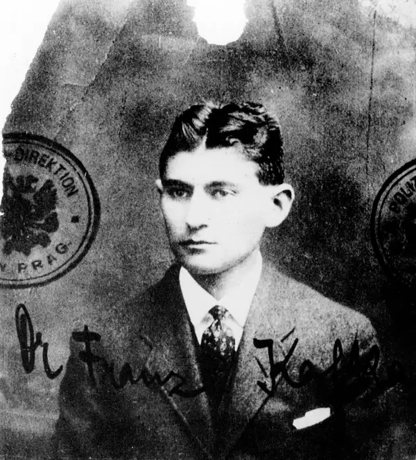 Franz Kafka, circa 1915 - 1916