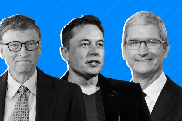 Tim Cook, Bill Gates, Elon Musk
