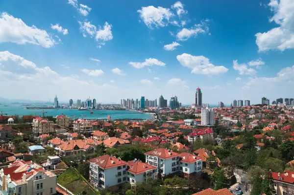 The Western urban area of Qingdao City, Shandong Province, China