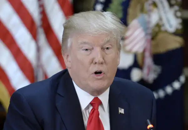 President Donald Trump at the White House in Washington, D.C., April 11, 2017.