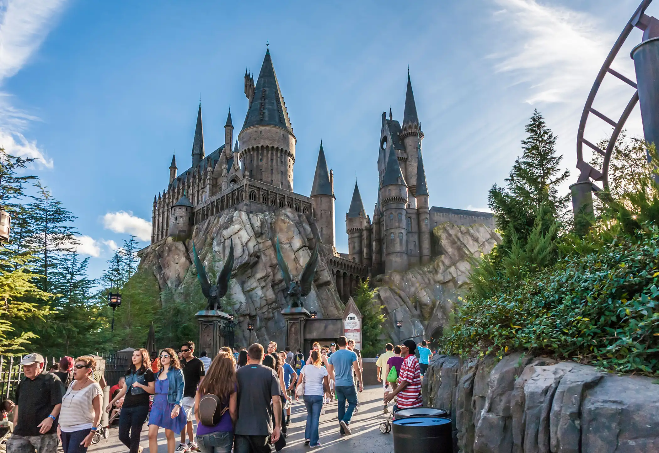 The Wizarding World of Harry Potter at Universal Studios Islands of Adventure, Orlando, FL.