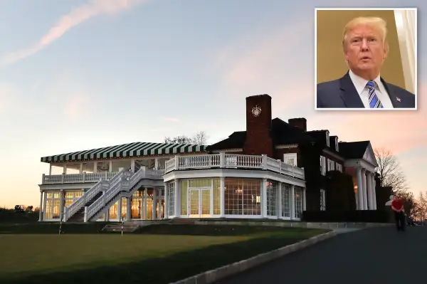 The clubhouse of Trump National Golf Club in Bedminster, N.J.