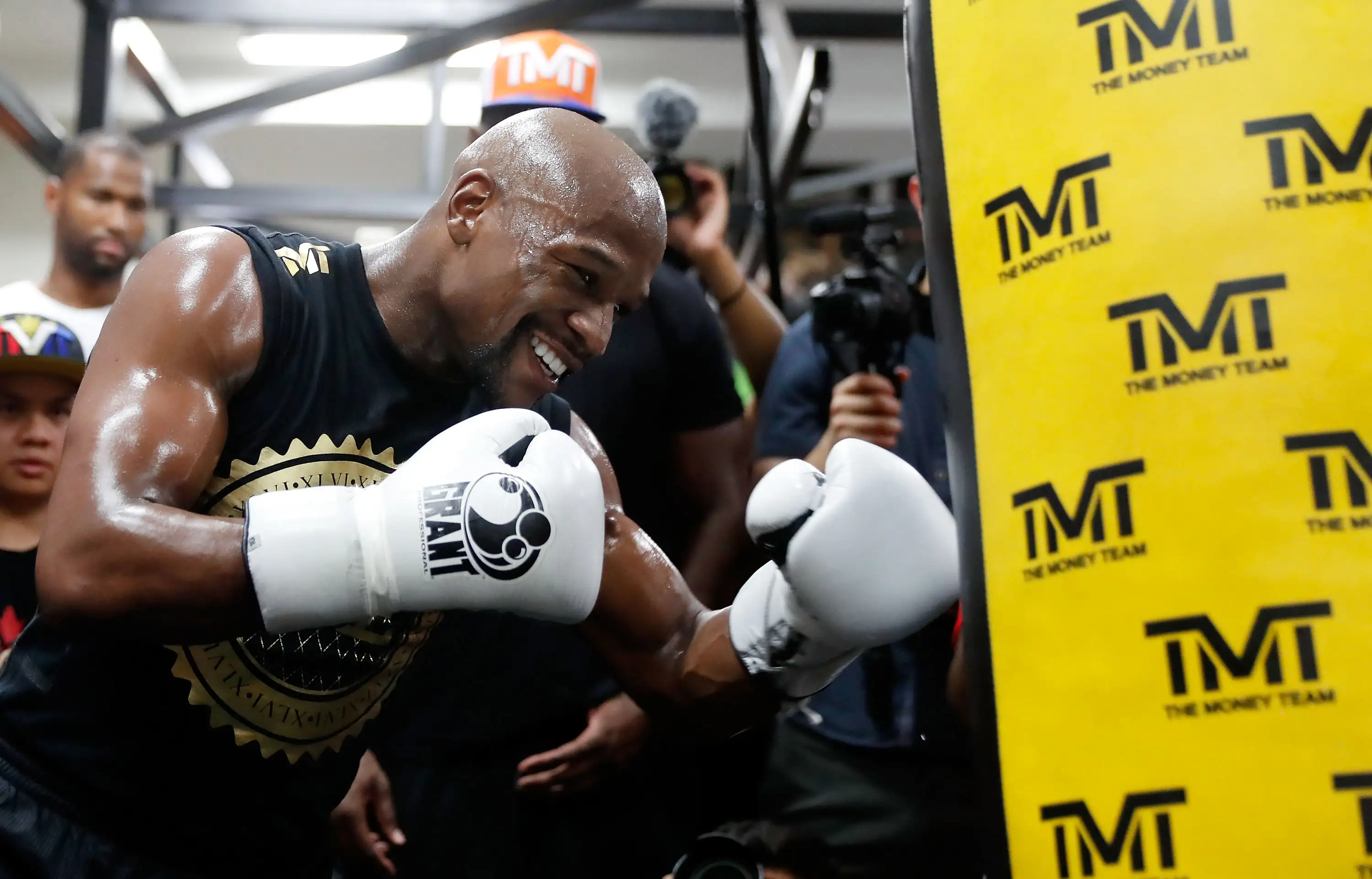 Floyd Mayweather Jr. Media Workout