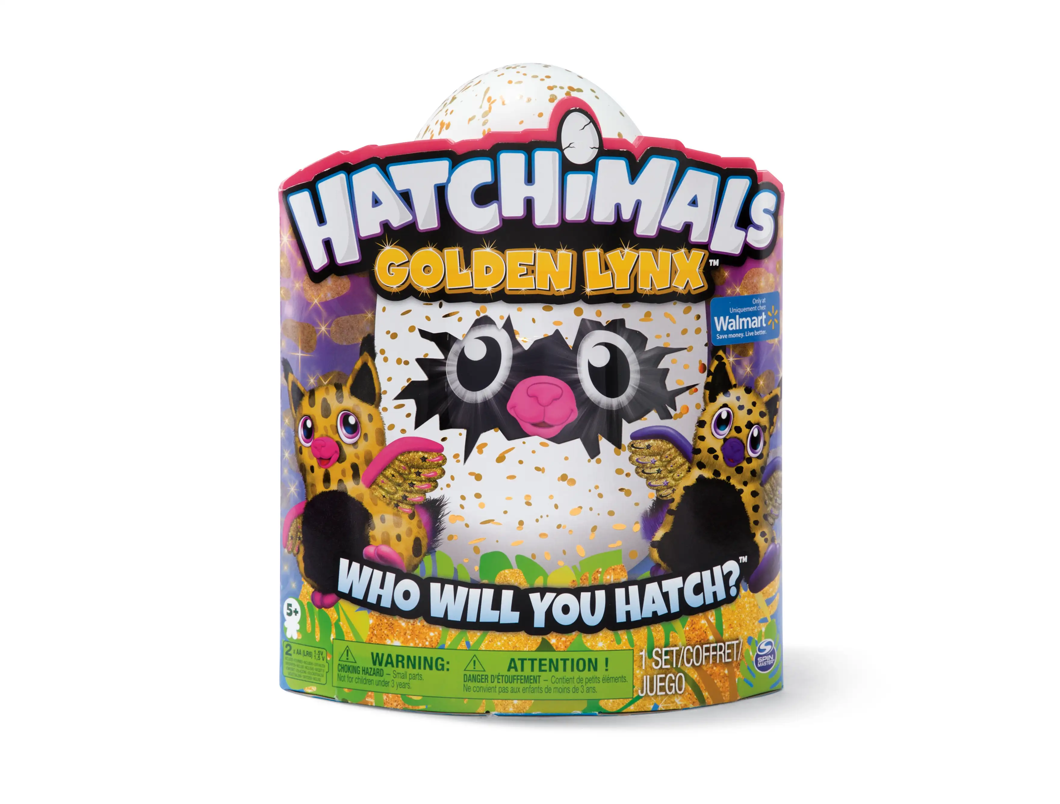 The new Hatchimals Golden Lynx, a Walmart exclusive.