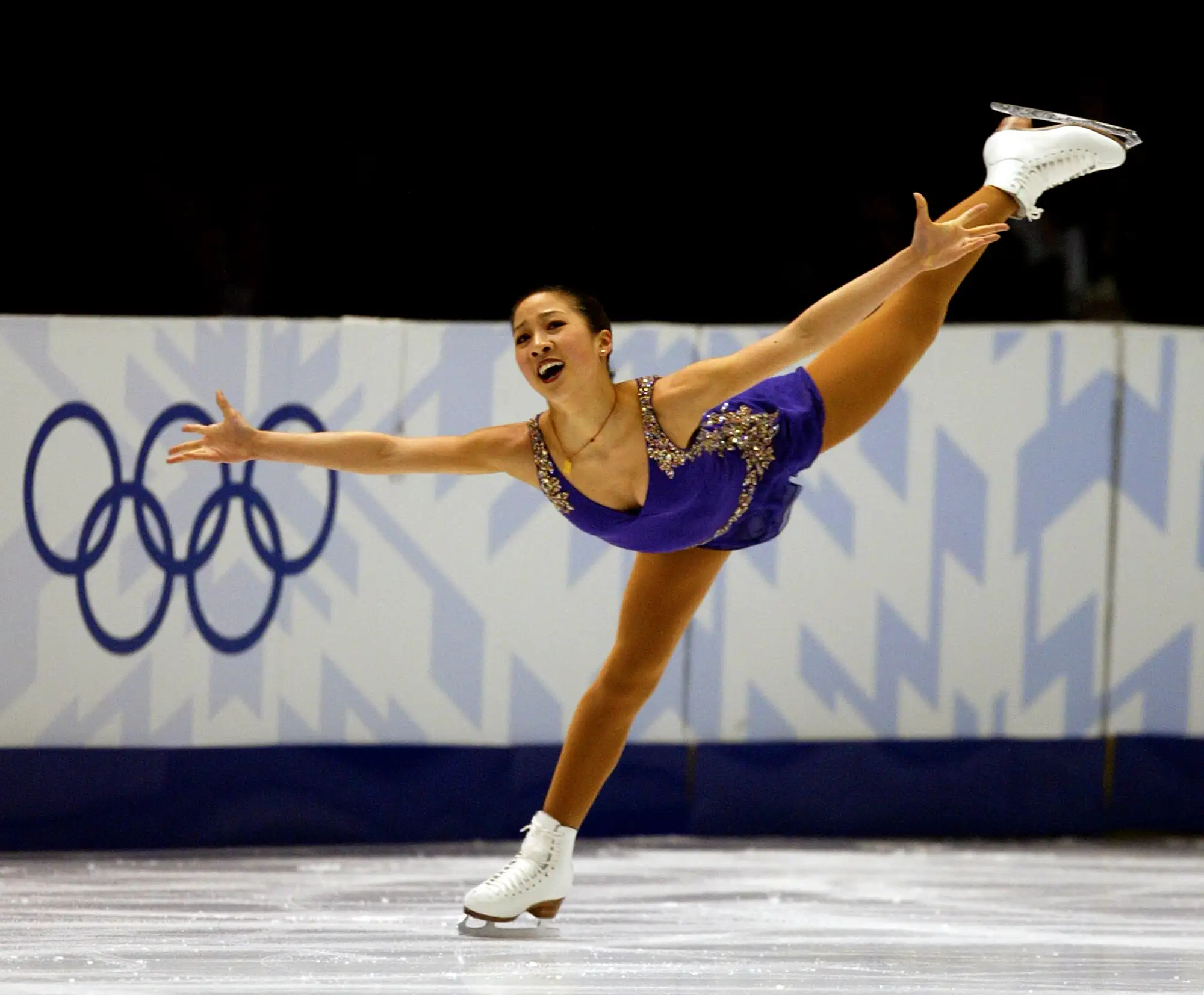 USA's skater Michelle Kwan skates during the first night of the Women's short program in Figure Skat