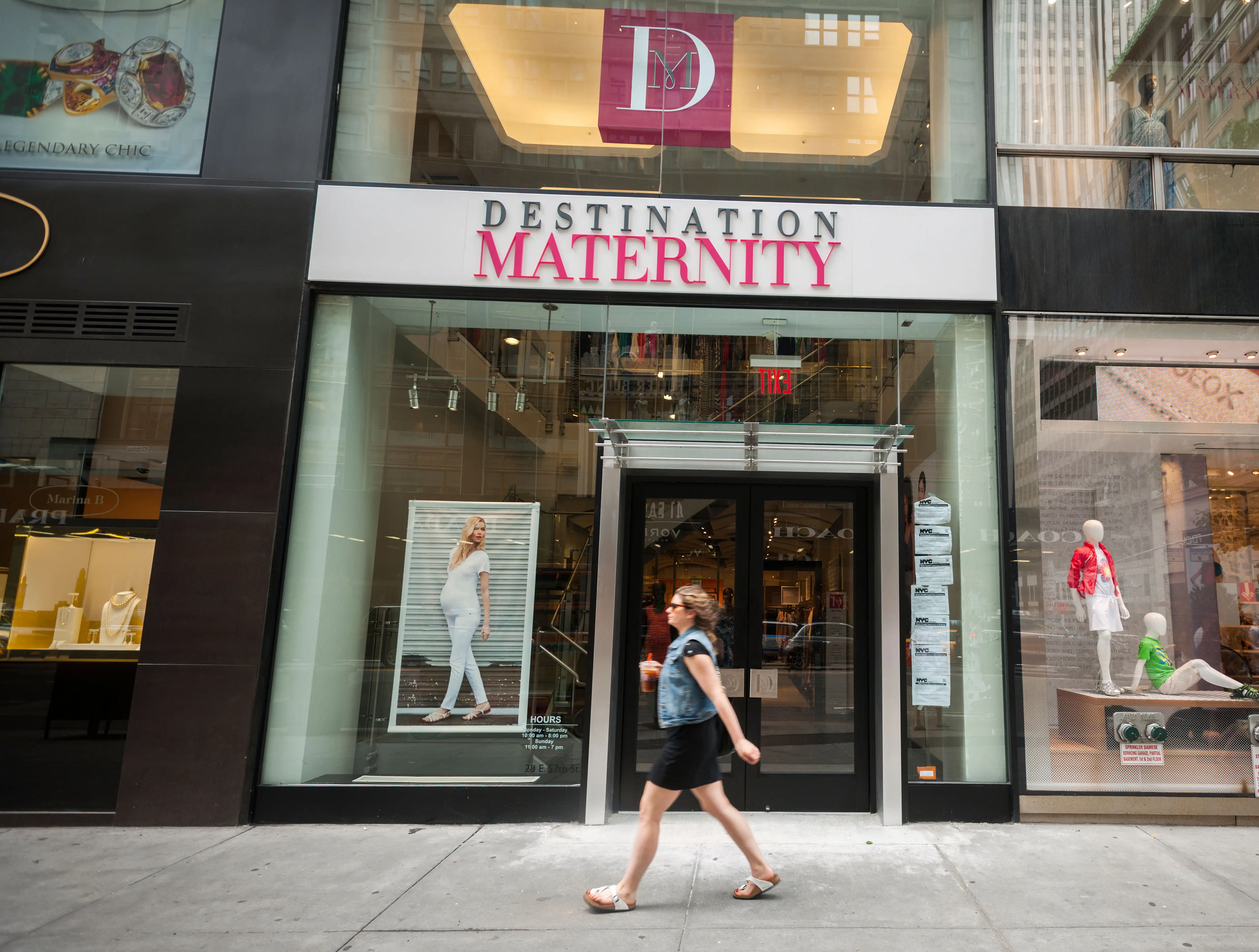A Destination Maternity store in Midtown Manhattan in New York