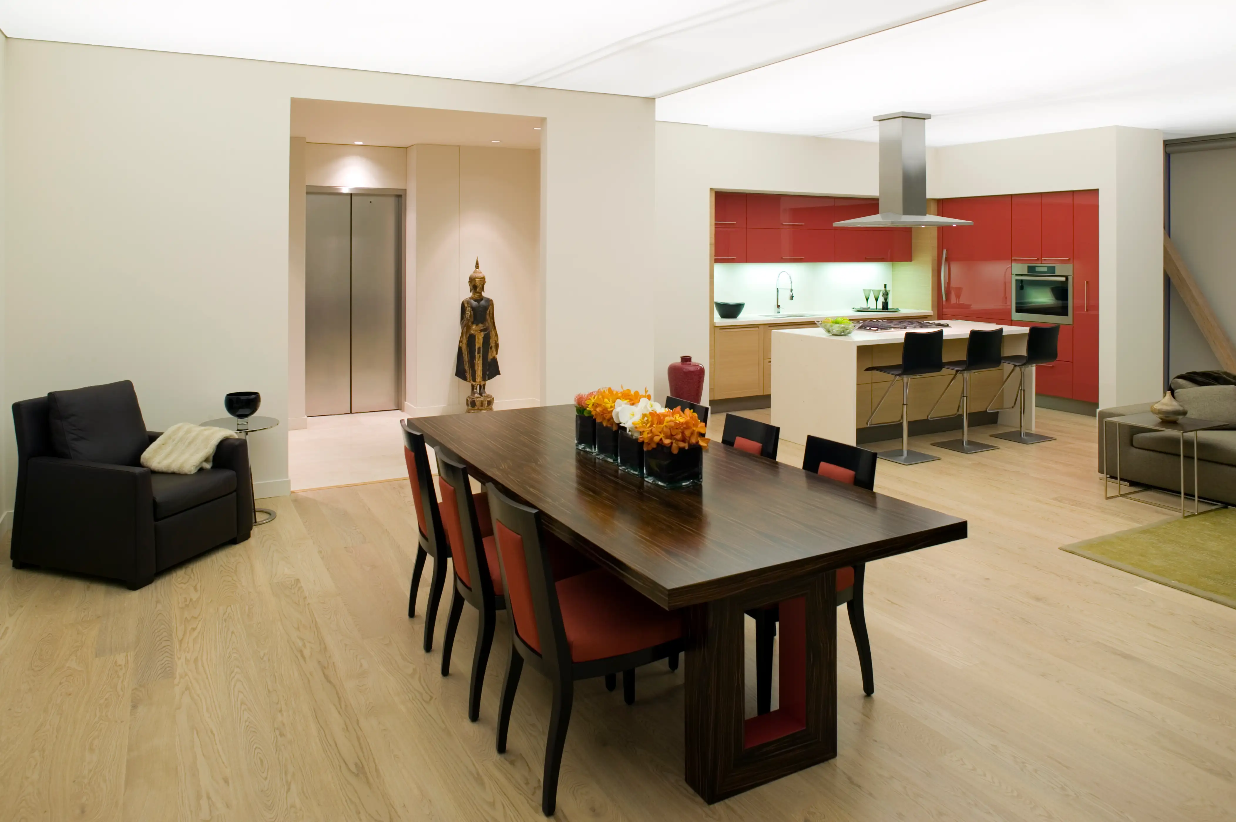 penthouse condominium kitchen