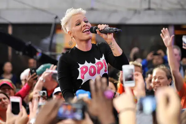 Pink Performs On NBC's  Today