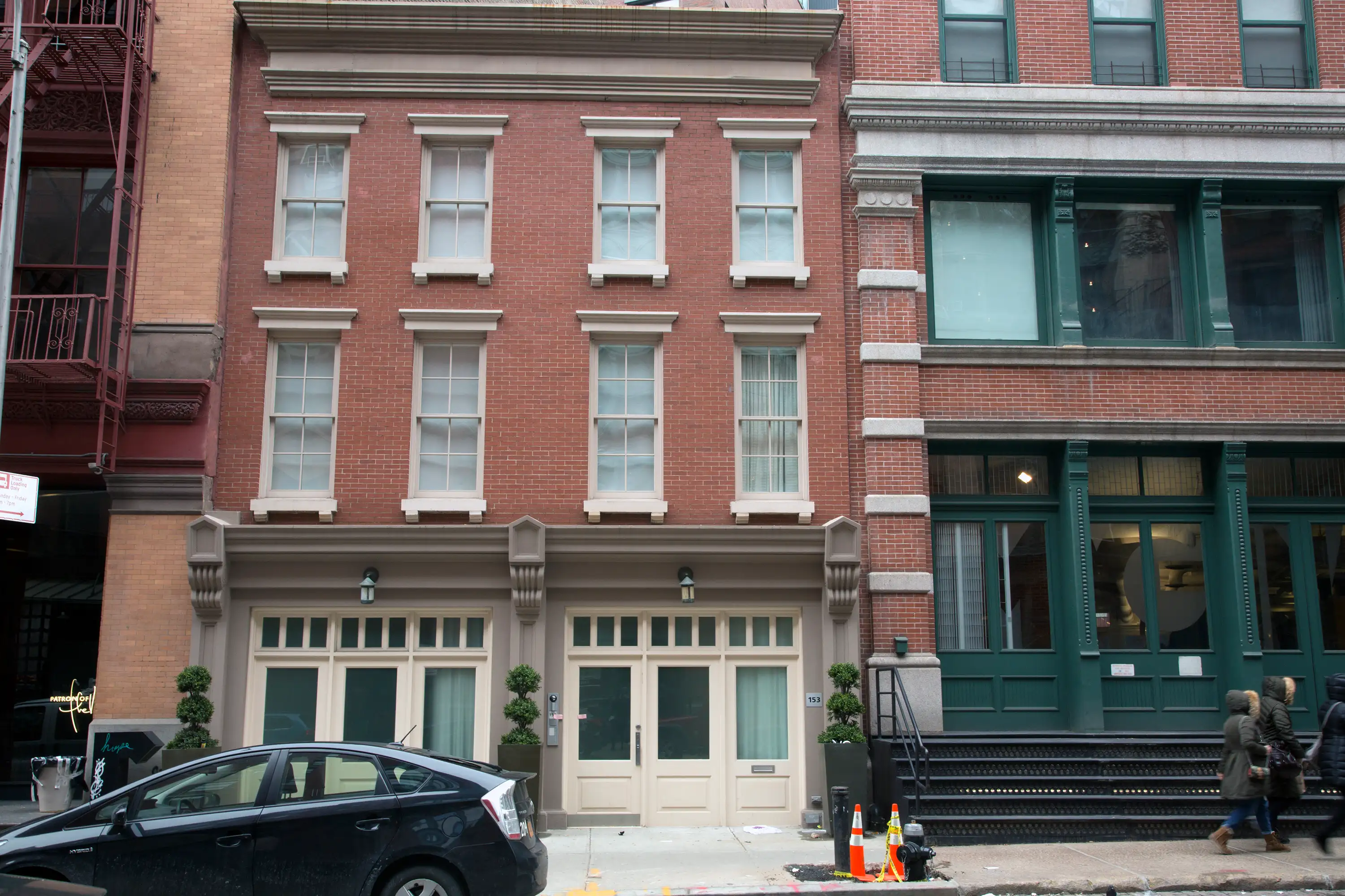 Two buildings in which Taylor Swift owns property on Franklin Street in Manhattan's Tribeca neighborhood. Swift owns several apartments in 155 Franklin St., right, and the three-story townhouse at 153 Franklin St. next door.