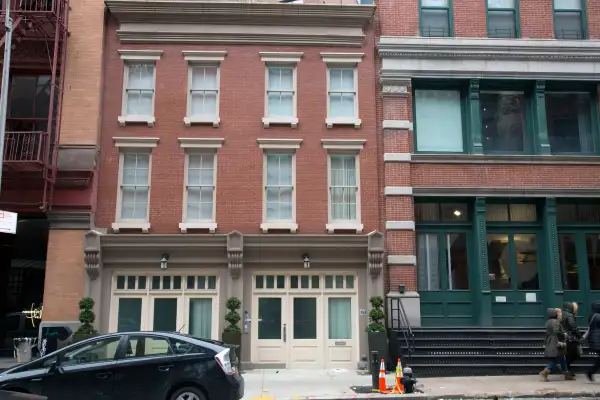 Two buildings in which Taylor Swift owns property on Franklin Street in Manhattan's Tribeca neighborhood.