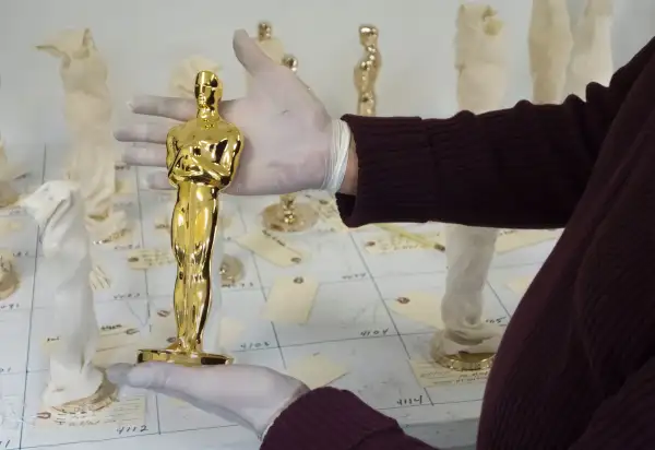 Oscar statue plated in gold