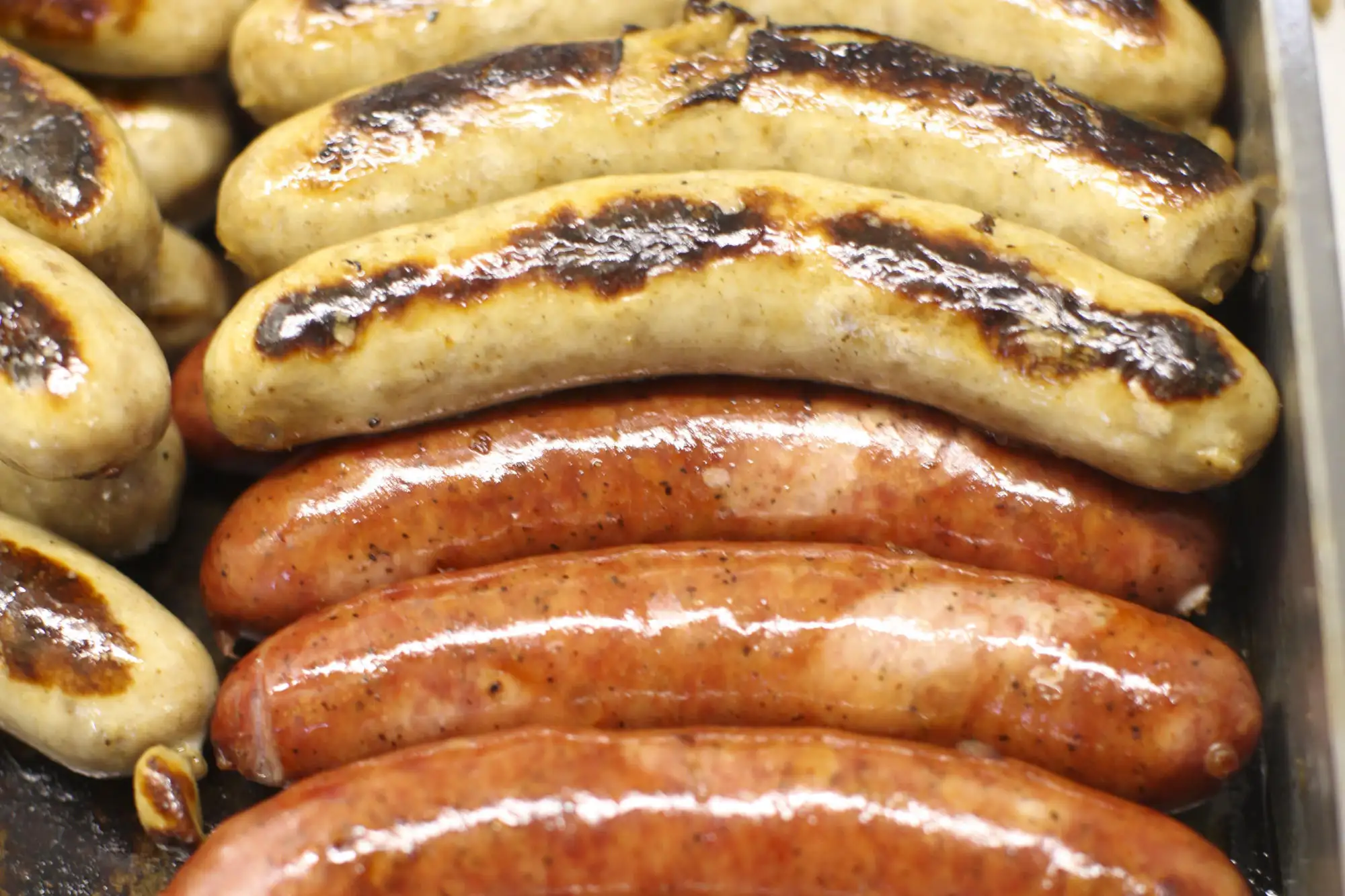 Kramarczuk's Polish sausage and bratwurst are found at two stands on the main concourse level of Target Field, July 16, 2010, Minneapolis.