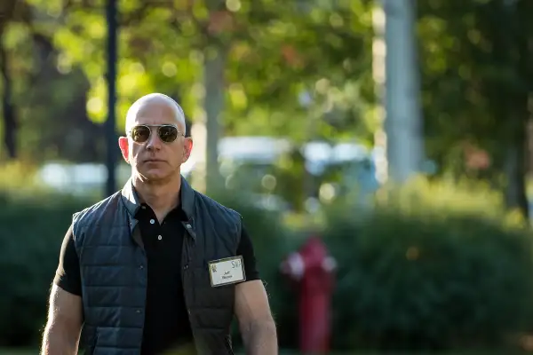 Amazon CEO Jeff Bezos at Idaho tech summit
