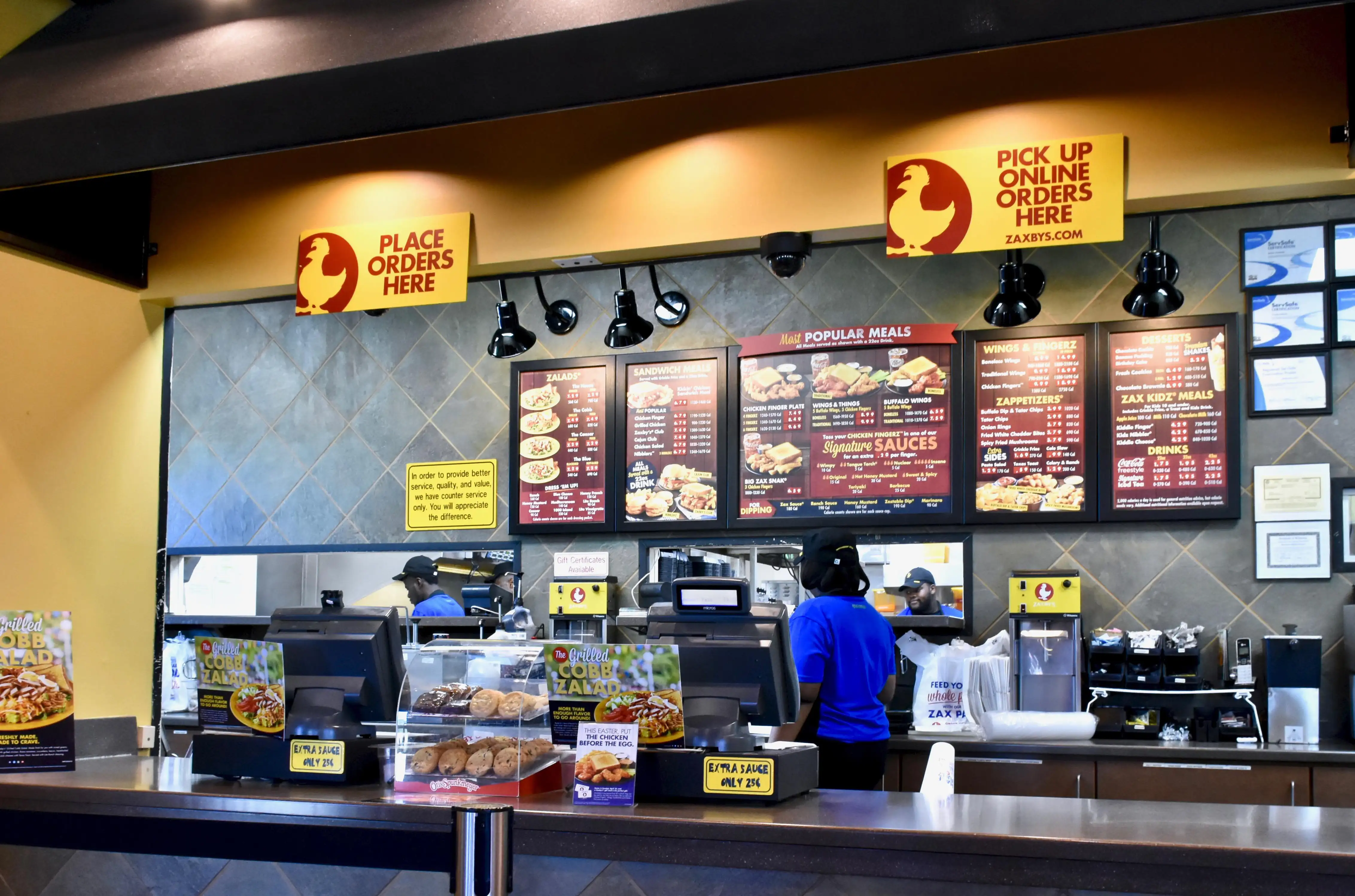 Zaxby's restaurant interior