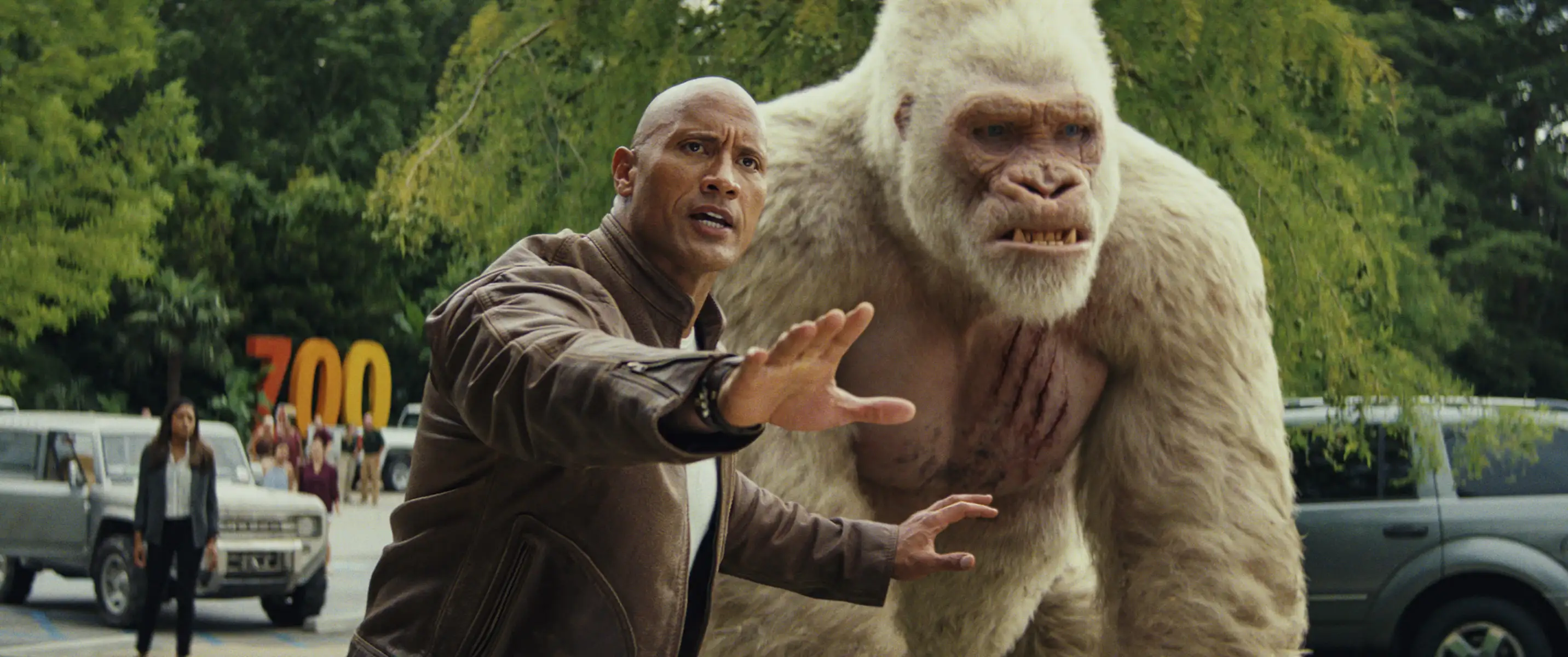 Dwayne Johnson in RAMPAGE (2018)