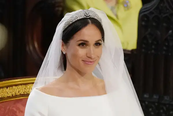 Meghan Markle in St George's Chapel, Windsor Castle, May 19, 2018.