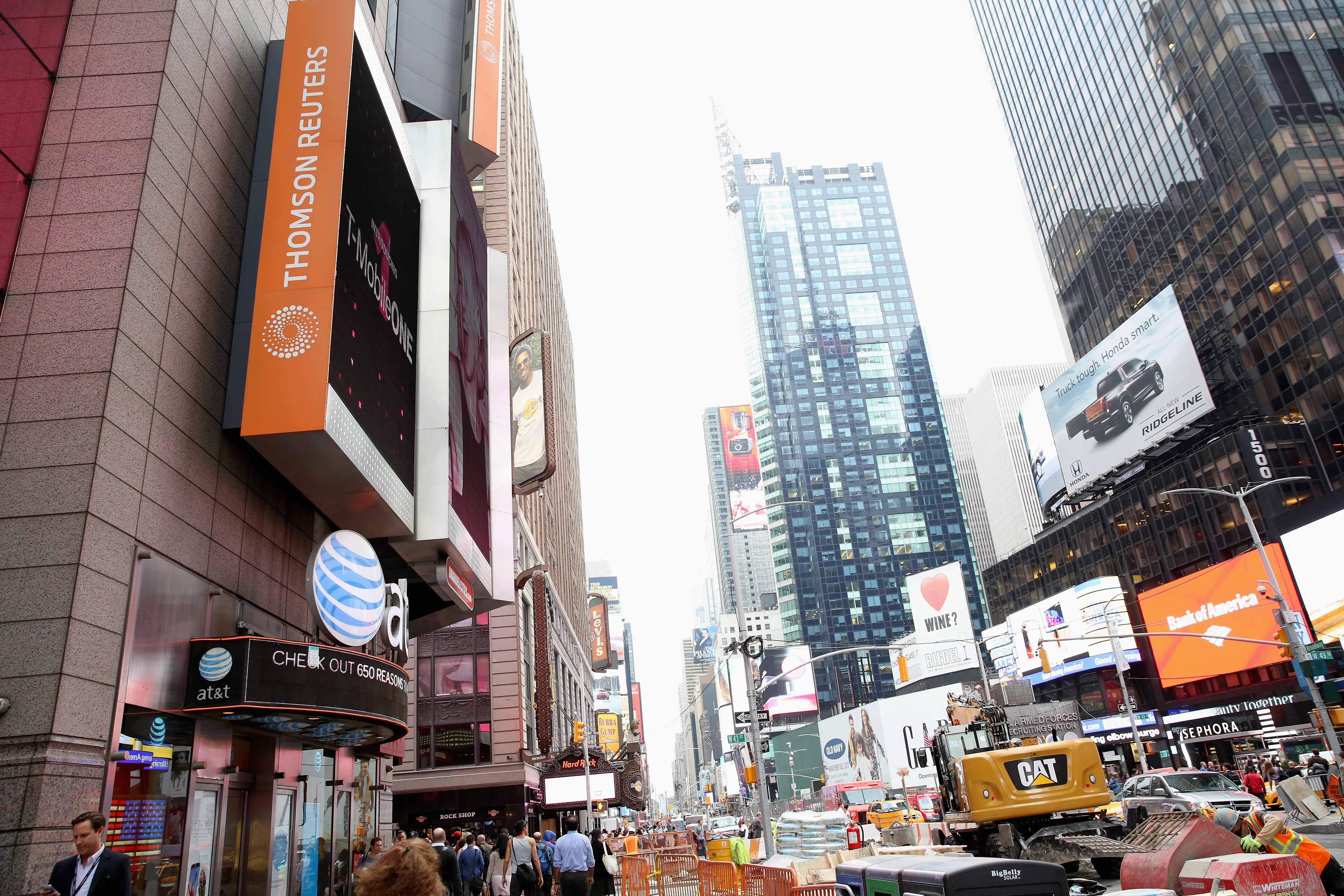 A view outside at Thomson Reuters during 2016 Advertising Week New York on September 28, 2016 in New York City.