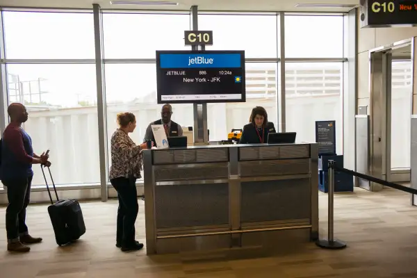 JetBlue Airways Passengers At Raleigh-Durham International Airport