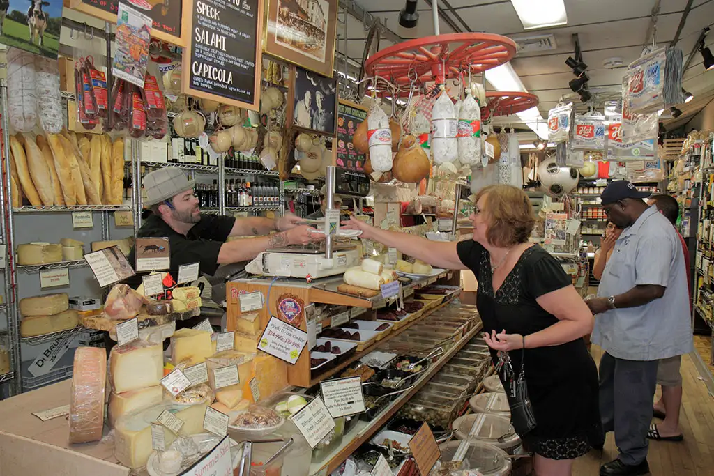 DiBruno Brothers, gourmet cheese at an Italian Market on South 9th Street.