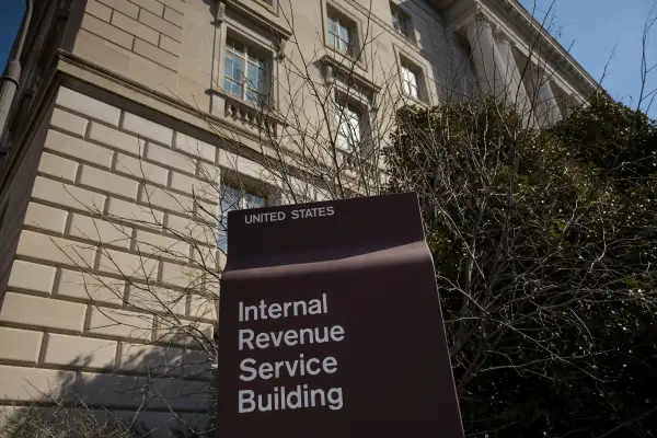 A view of the Internal Revenue Service's headquarters March 24, 2016 in Washington, DC.