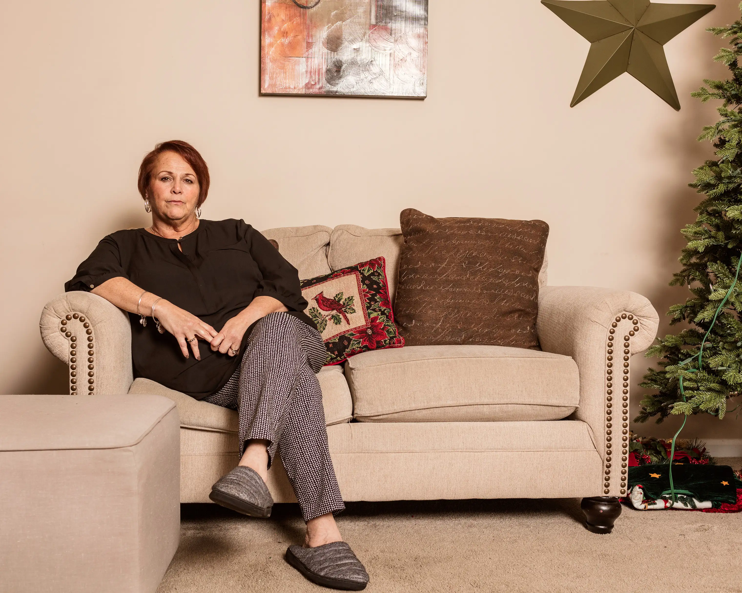 Ann Marie Reinhart Smith at her home in Durham, N.C.