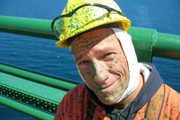 DIRTY JOBS, host Mike Rowe, 'Bridge Painter', (Season 3, aired August 7, 2007), 2003-.