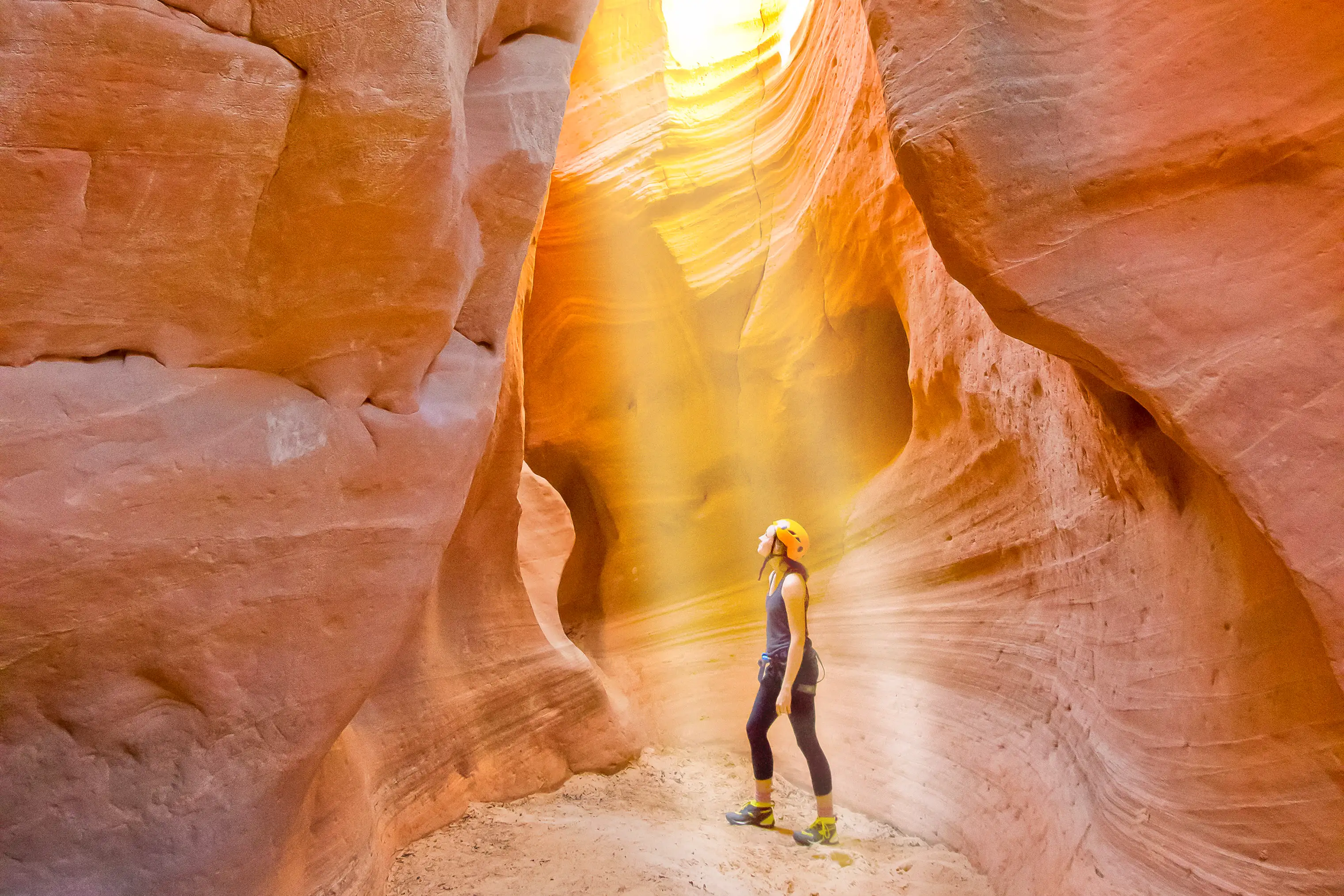 The Narrows is a popular hiking spot in Zion National Park, an hour from St. George, Utah.