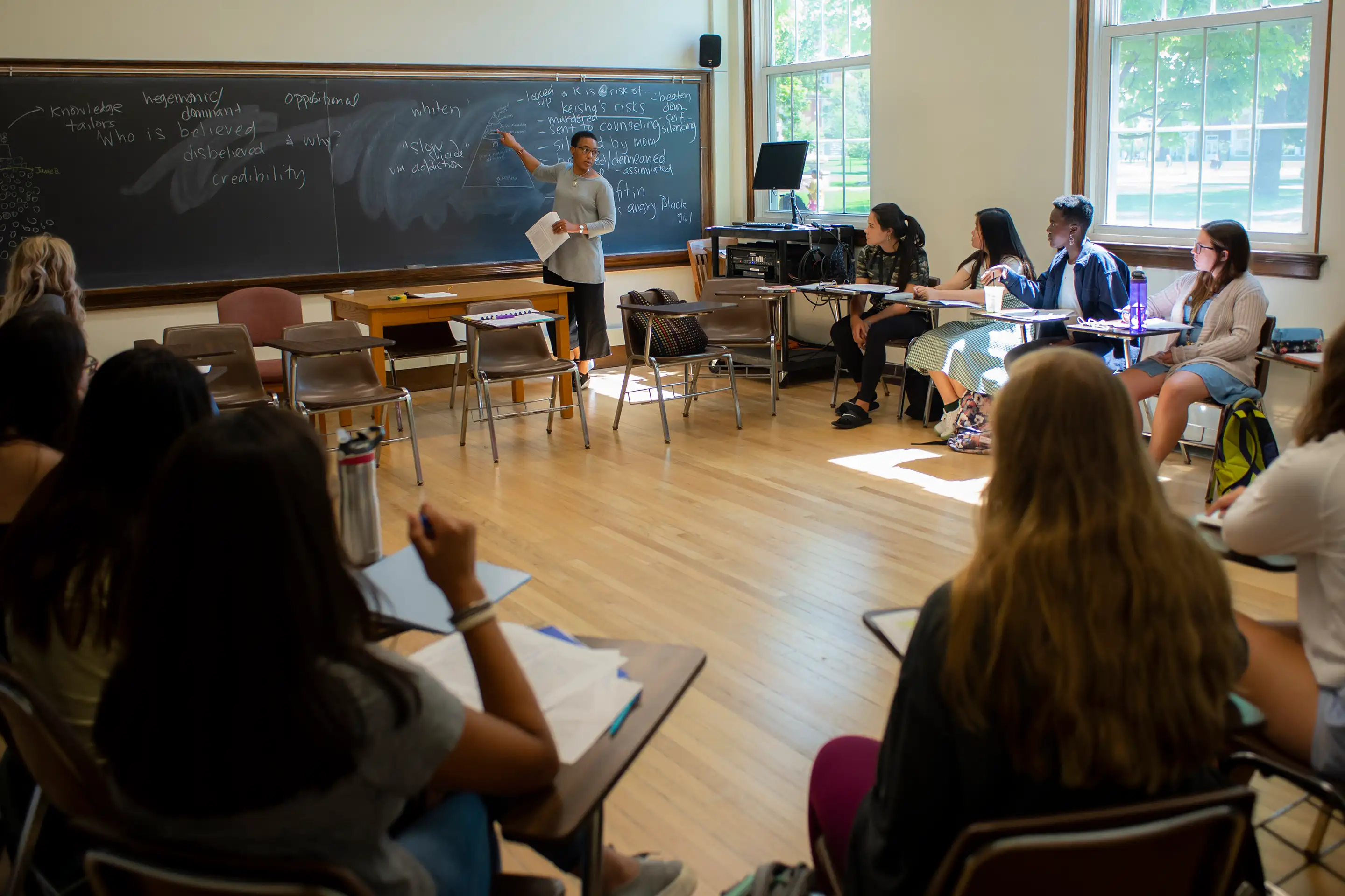 Professor of Women's, Gender, and Sexuality Studies, Tamara Beauboeuf, Growing up Girl seminar20190225-best colleges merit-depau university