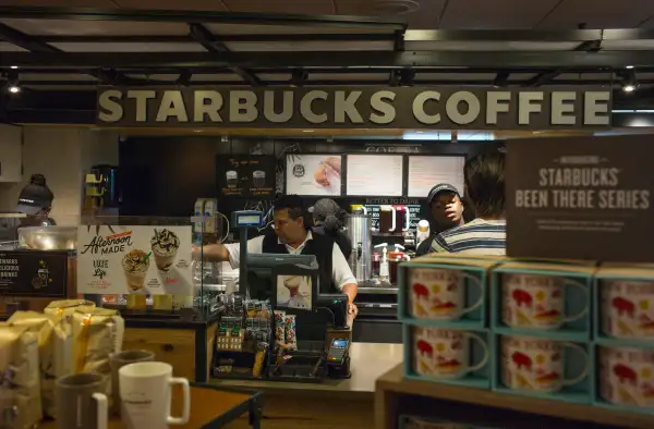 Starbucks Coffee Store Along New York State Thruway