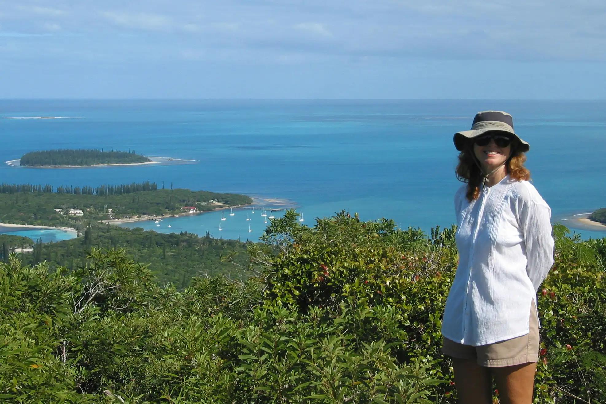 Julie Bradley in New Caledonia