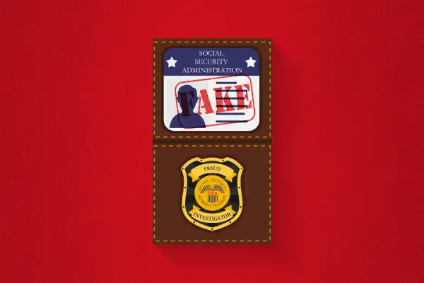 fake social security administration badge