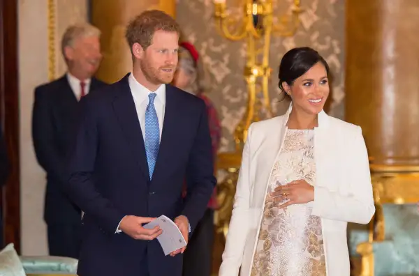 Duke and Duchess of Sussex walking