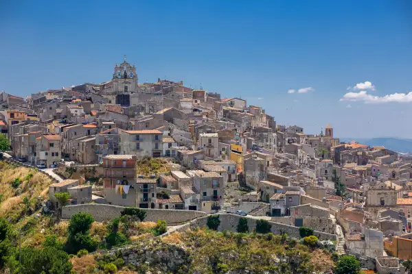 Historic centre of Mussomeli, Sicily, Italy