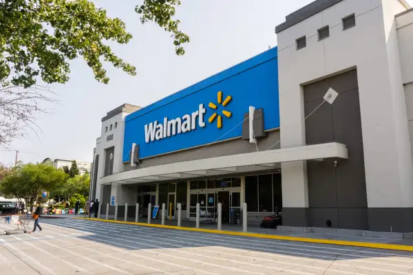 Walmart store entrance