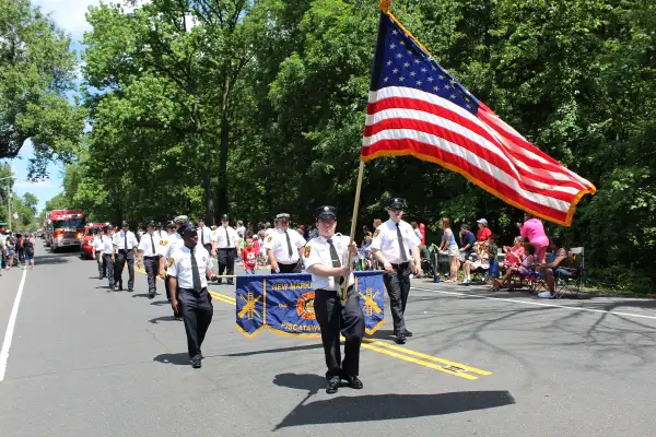 Veterans Day parade in Piscataway, New Jersey