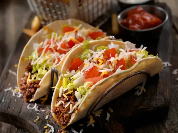 Soft Beef Tacos with Fries