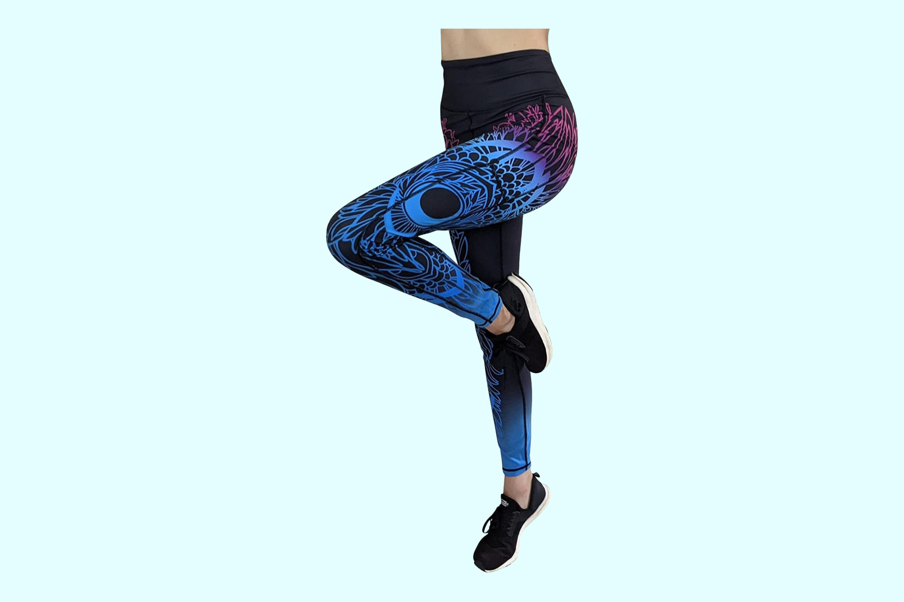Ninefold Design High Waisted Yoga Leggings