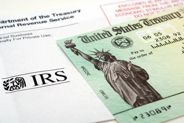 Stimulus check on top of IRS envelope