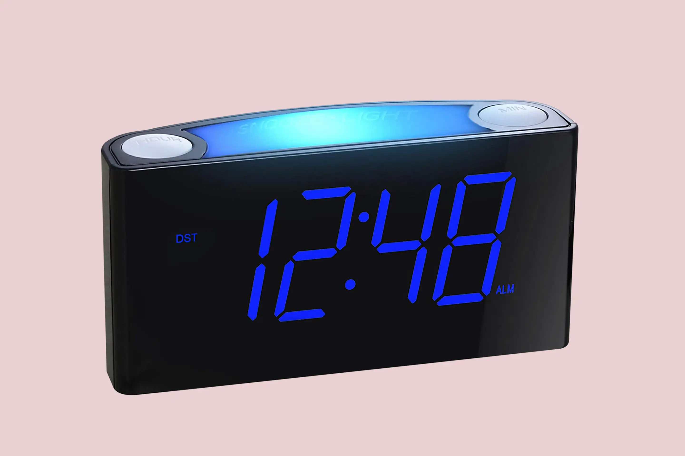 Mesqool Alarm Clock USB Charger Night Light