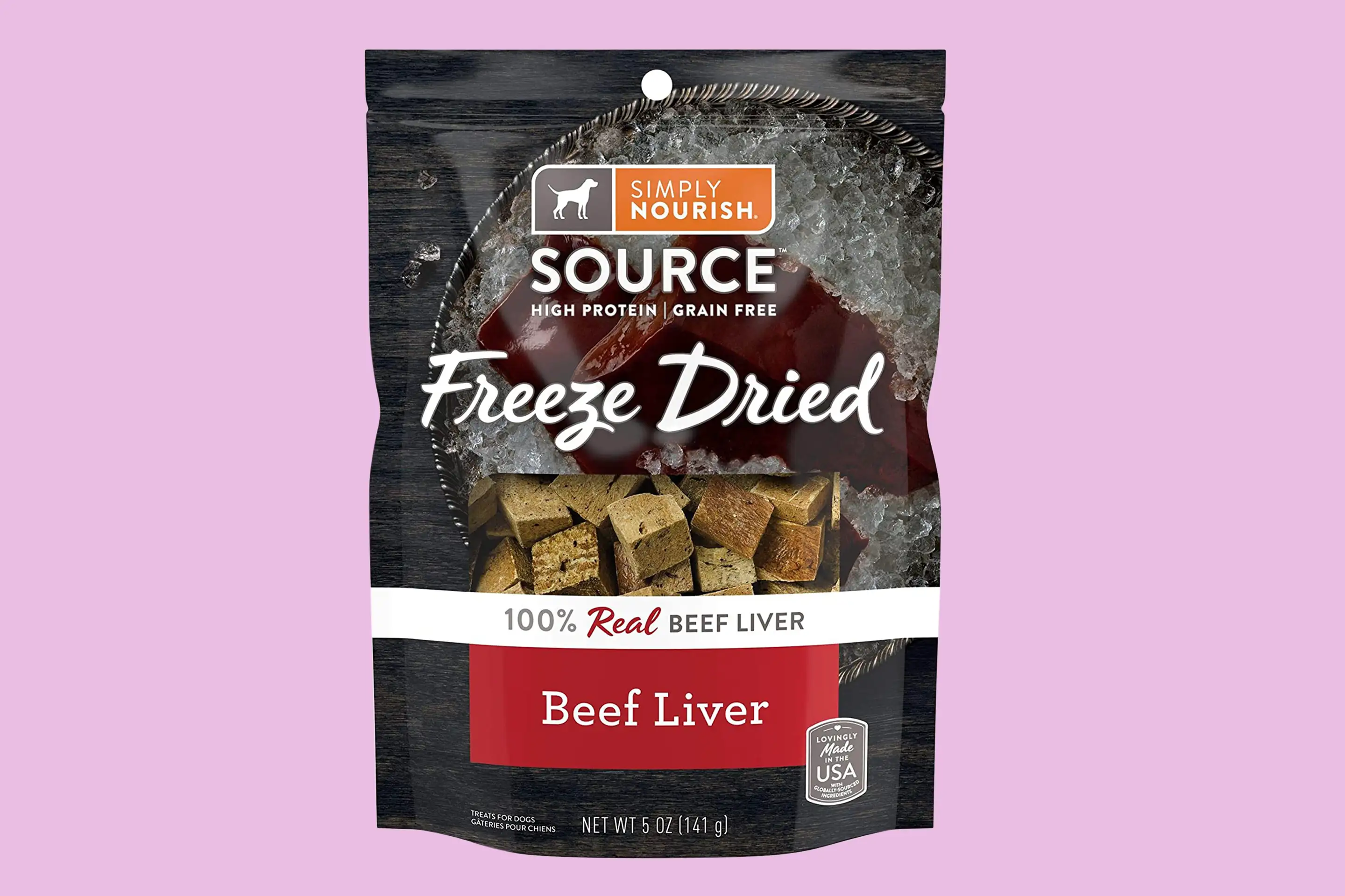 Simply Nourish Freeze Dried Beef Liver Dog Treats