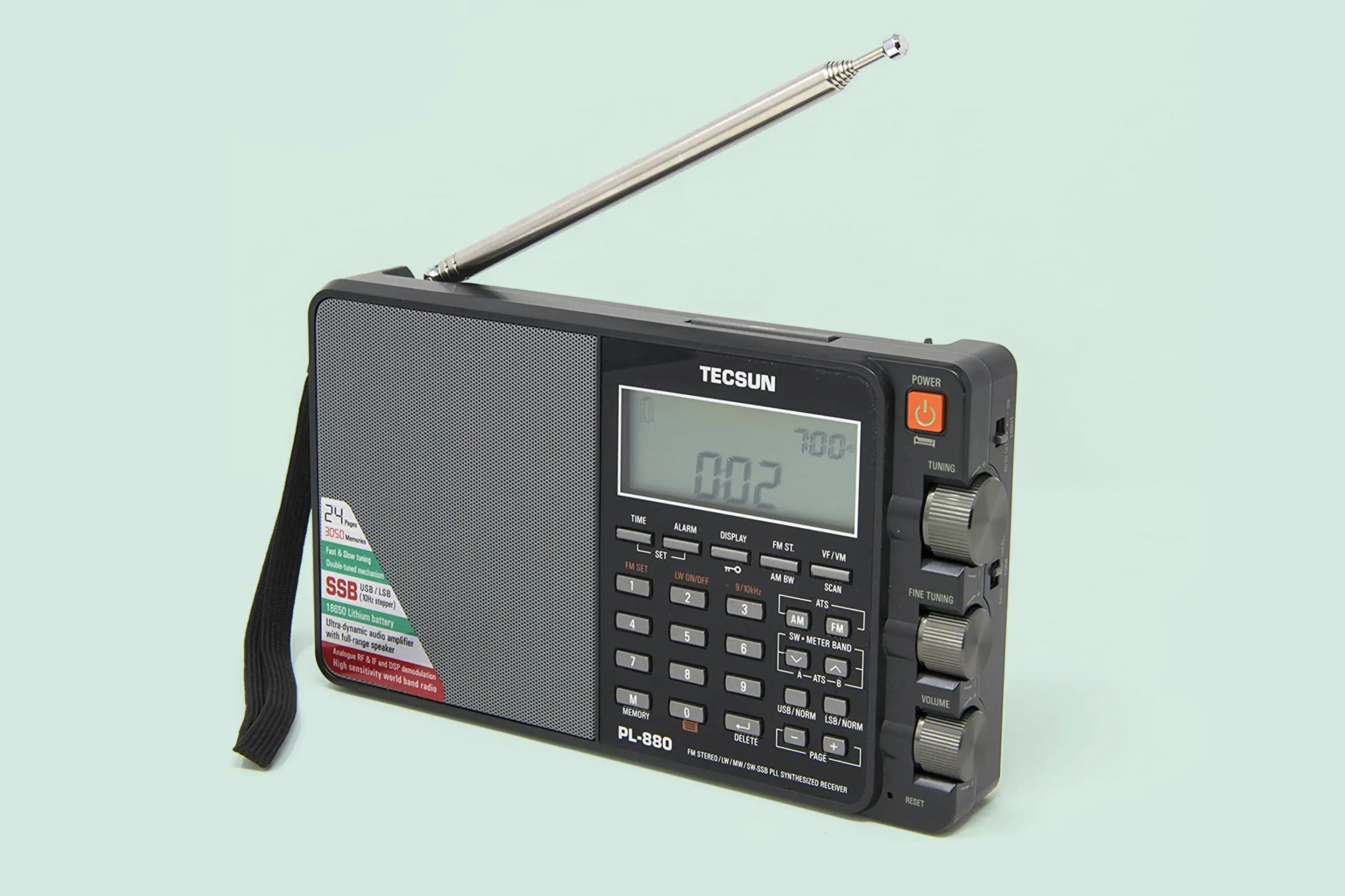 Tecsun PL880 Portable Digital PLL Dual Conversion