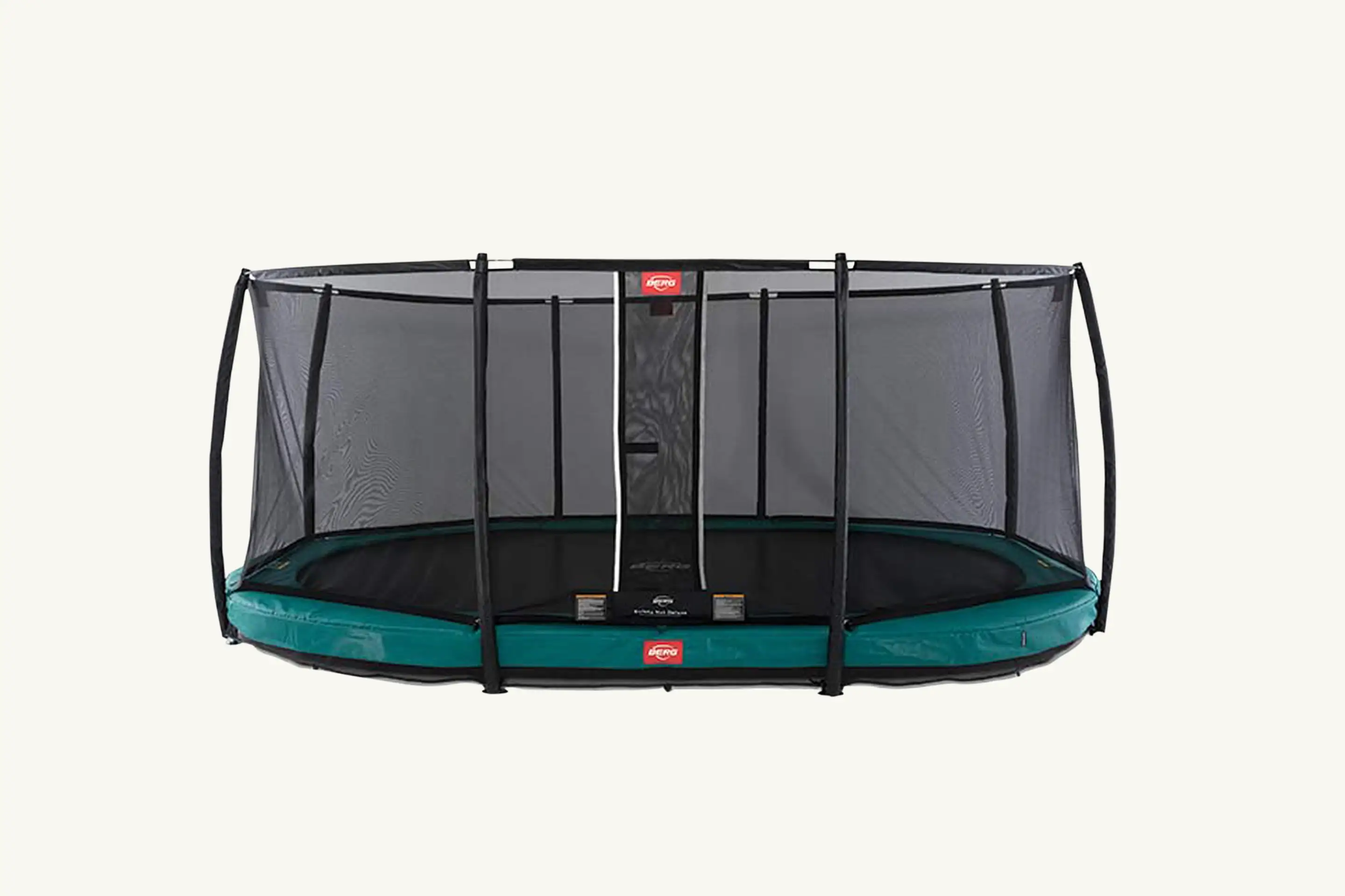 BERG Trampoline Inground Champion Oval 17ft with Safety Enclosure Net
