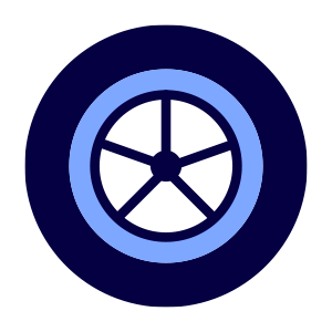 Car tire icon