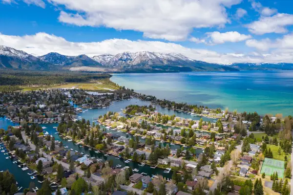 Ariel View Of South Lake Tahoe