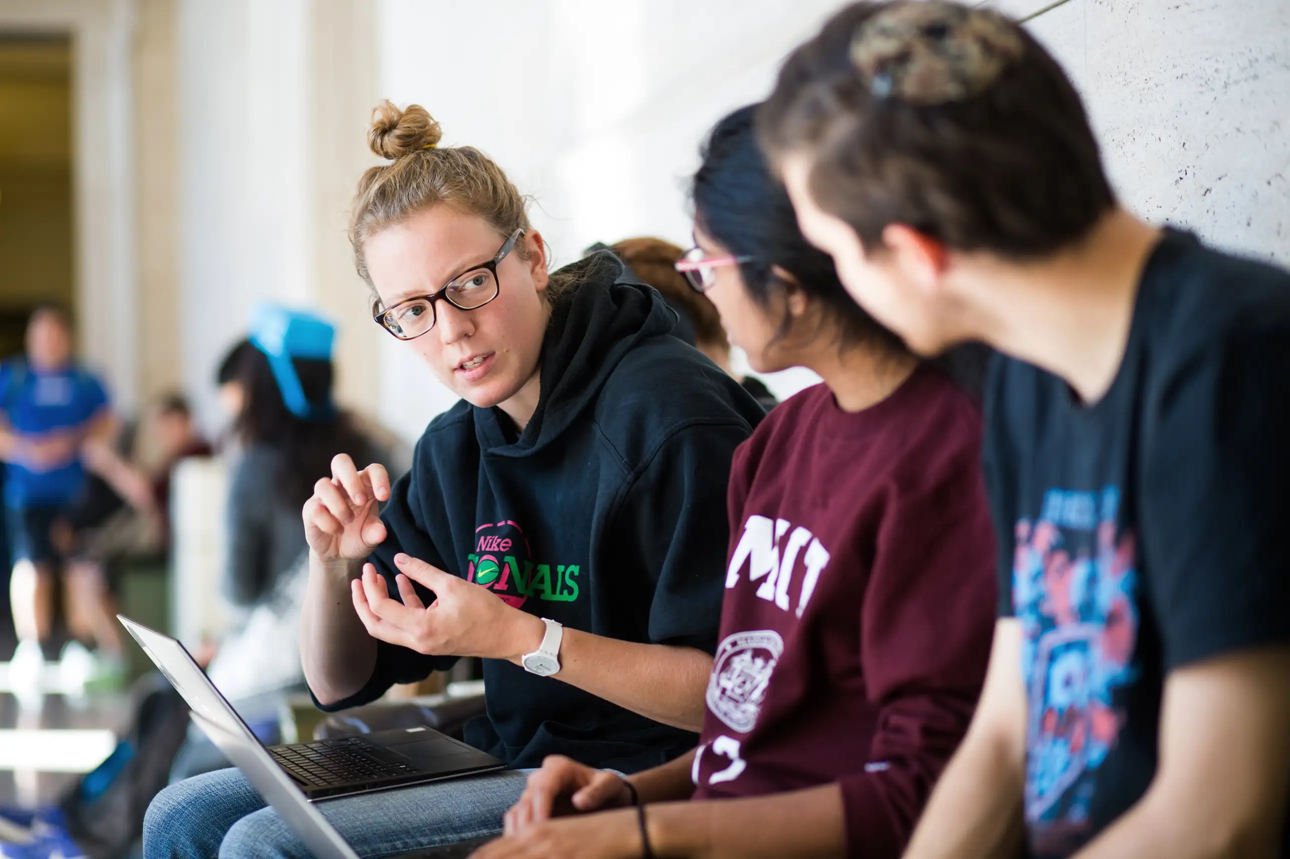 Massachusetts Institute Technology students on campus