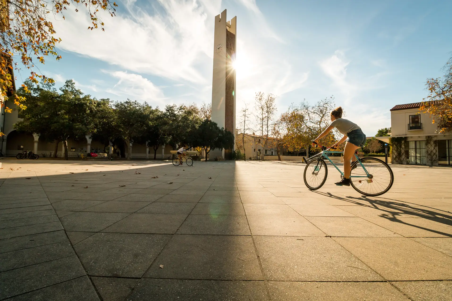 Students at the Pomona College Campus