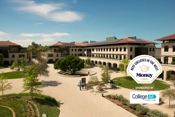 Aerial view of the Stanford university Campus