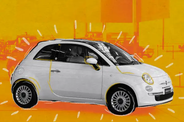 Photo illustration of a Fiat